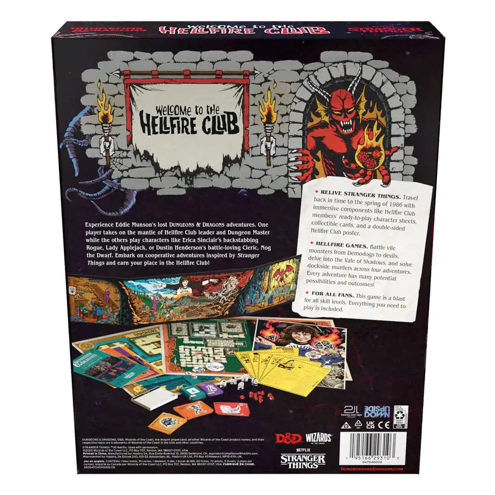 Dungeons & Dragons Stranger Things: Welcome to the Hellfire Club angol nyelvű társasjáték  termékfotó