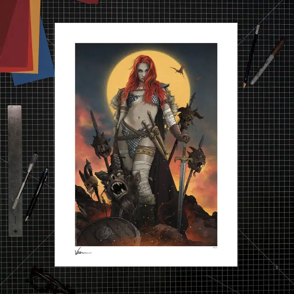 Dynamite Entertainment Art Print Red Sonja: A Savage Sword 46 x 61 cm - keretezetlen vászonkép termékfotó