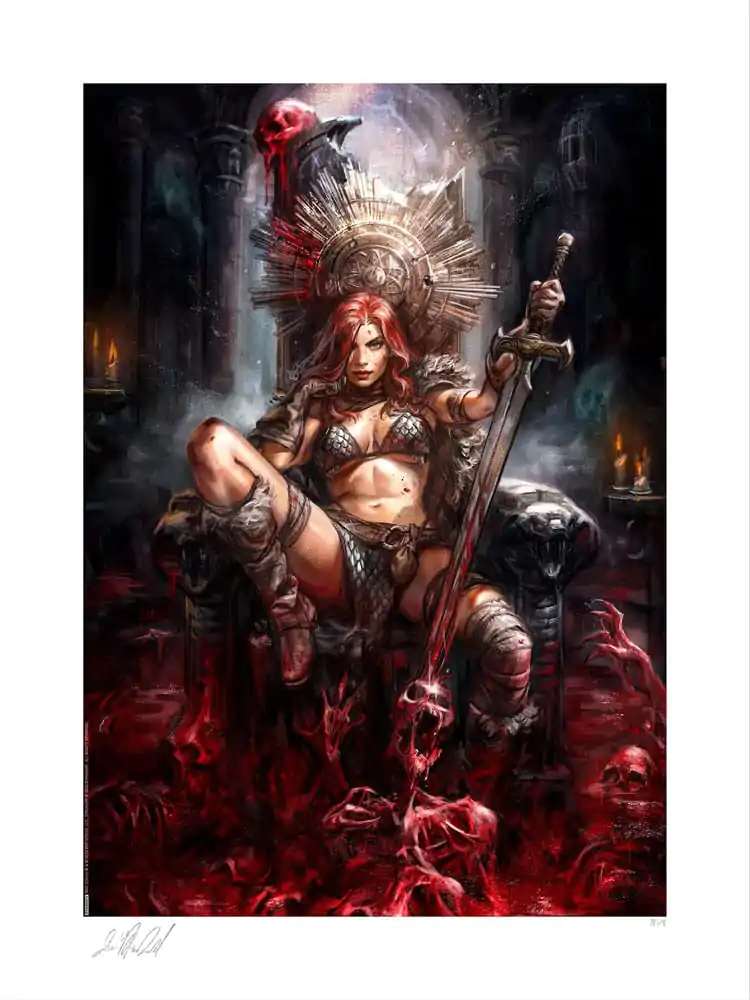 Dynamite Entertainment Art Print Red Sonja: Long Live the Queen 46 x 61 cm - keretezetlen vászonkép termékfotó
