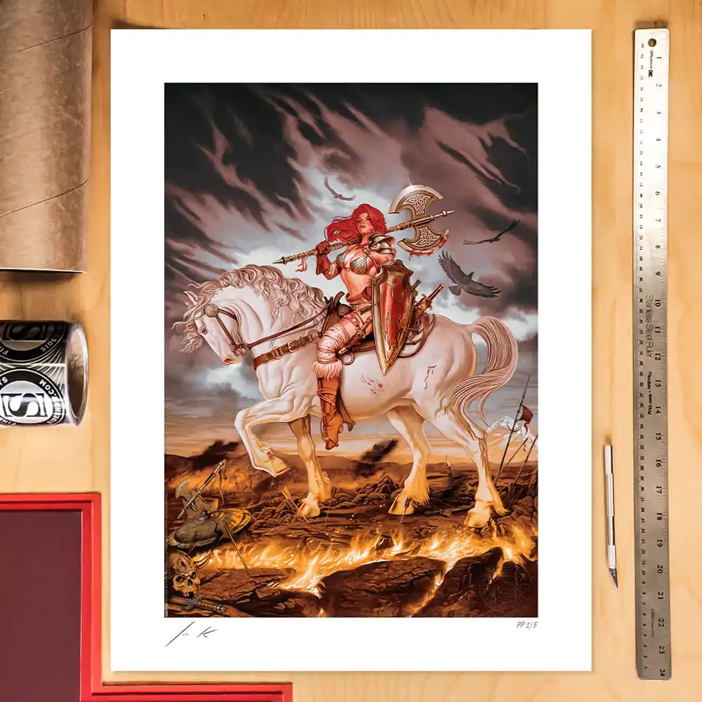 Dynamite Entertainment Art Print Red Sonja: World on Fire 46 x 61 cm - unframed termékfotó