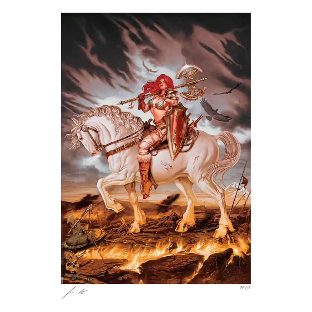 Dynamite Entertainment Art Print Red Sonja: World on Fire 46 x 61 cm - unframed termékfotó