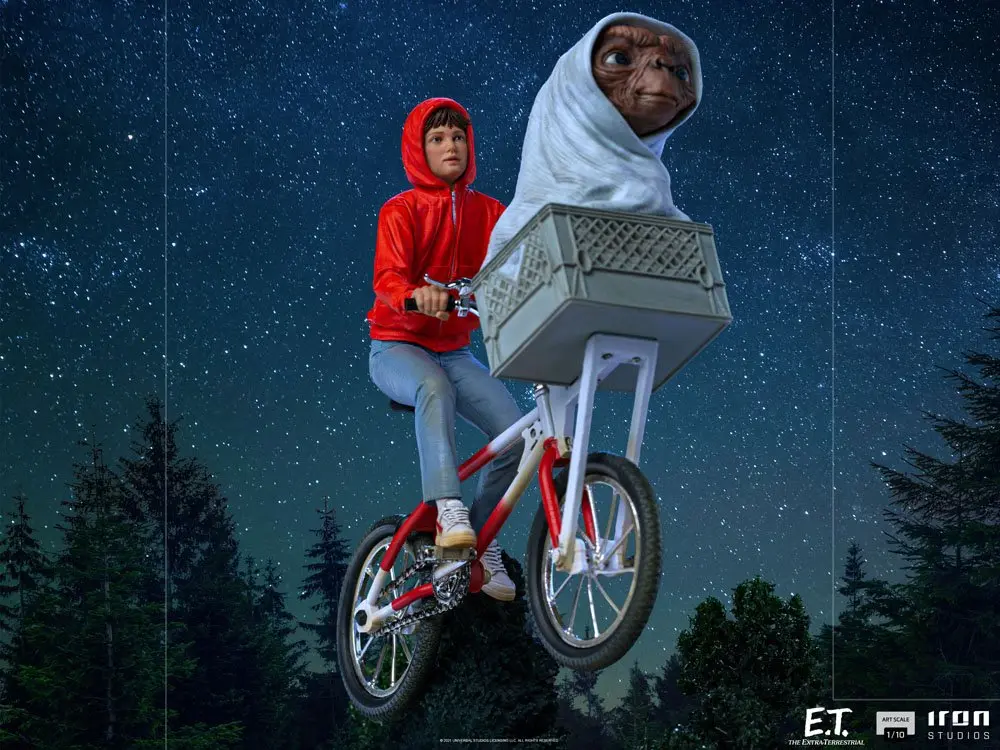 E.T. the Extra-Terrestrial Art Scale 1/10 E.T. &amp; Elliot szobor figura 24 cm termékfotó