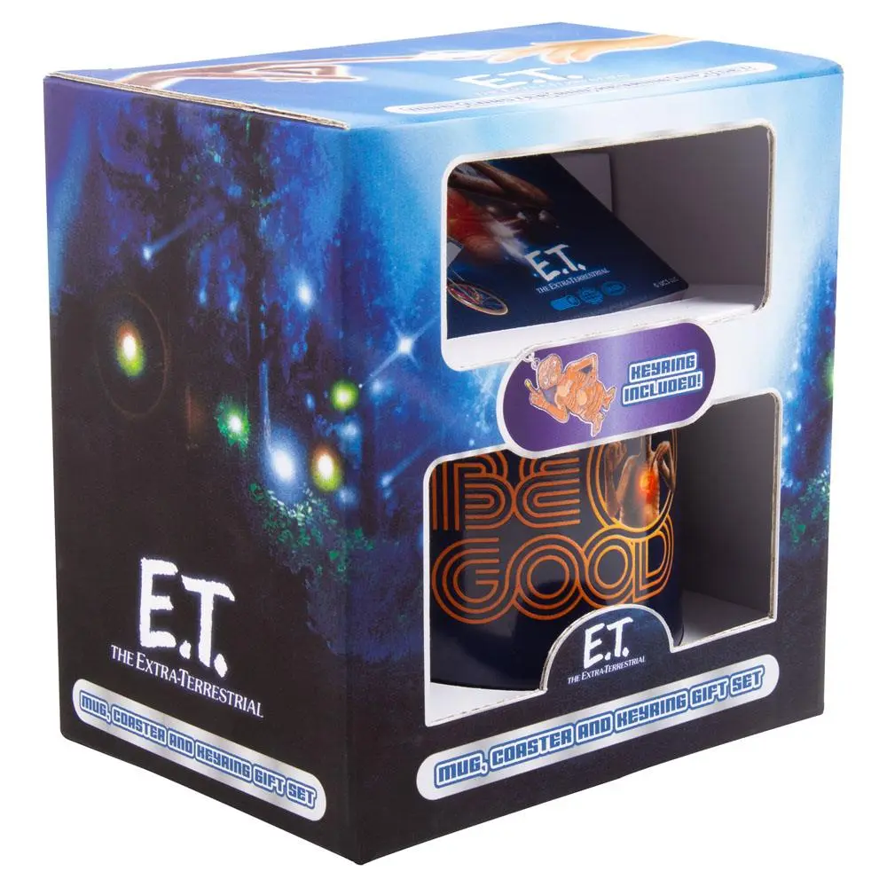 E.T. the Extra-Terrestrial Be Good bögre, poháralátét étkészlet és kulcstartó csomag termékfotó