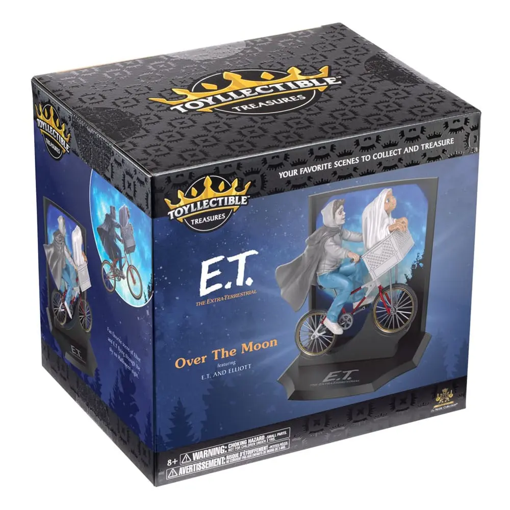 E.T. Toyllectible Treasure E.T. and Elliott Over the Moon szobor figura 13 cm termékfotó