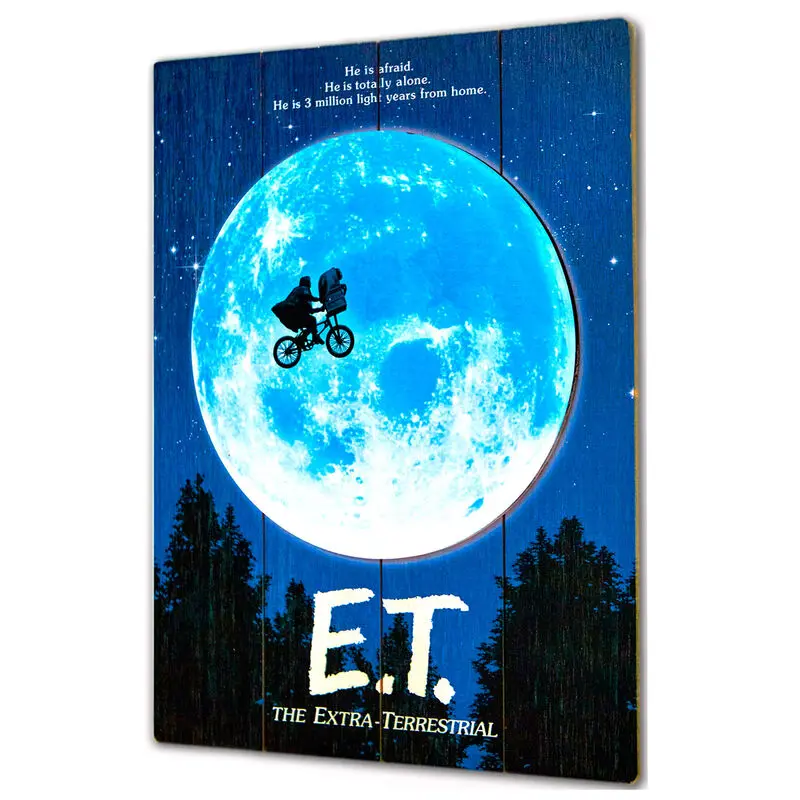 E.T. Woodart 3D fa anyagú poszter festmény termékfotó