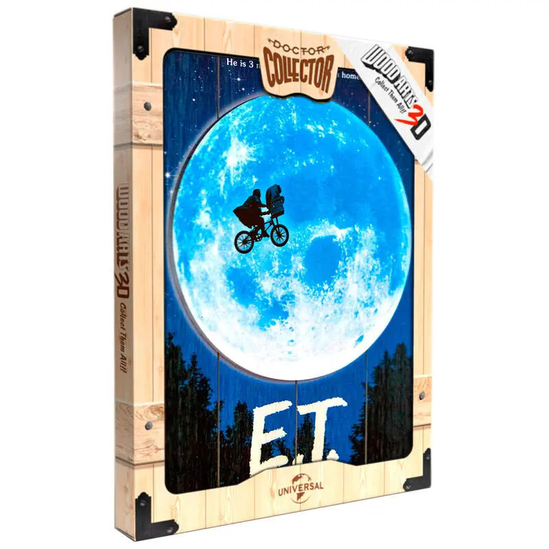 E.T. Woodart 3D fa anyagú poszter festmény termékfotó