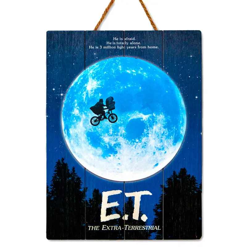 E.T. Woodart 3D fa anyagú poszter festmény termékfotó