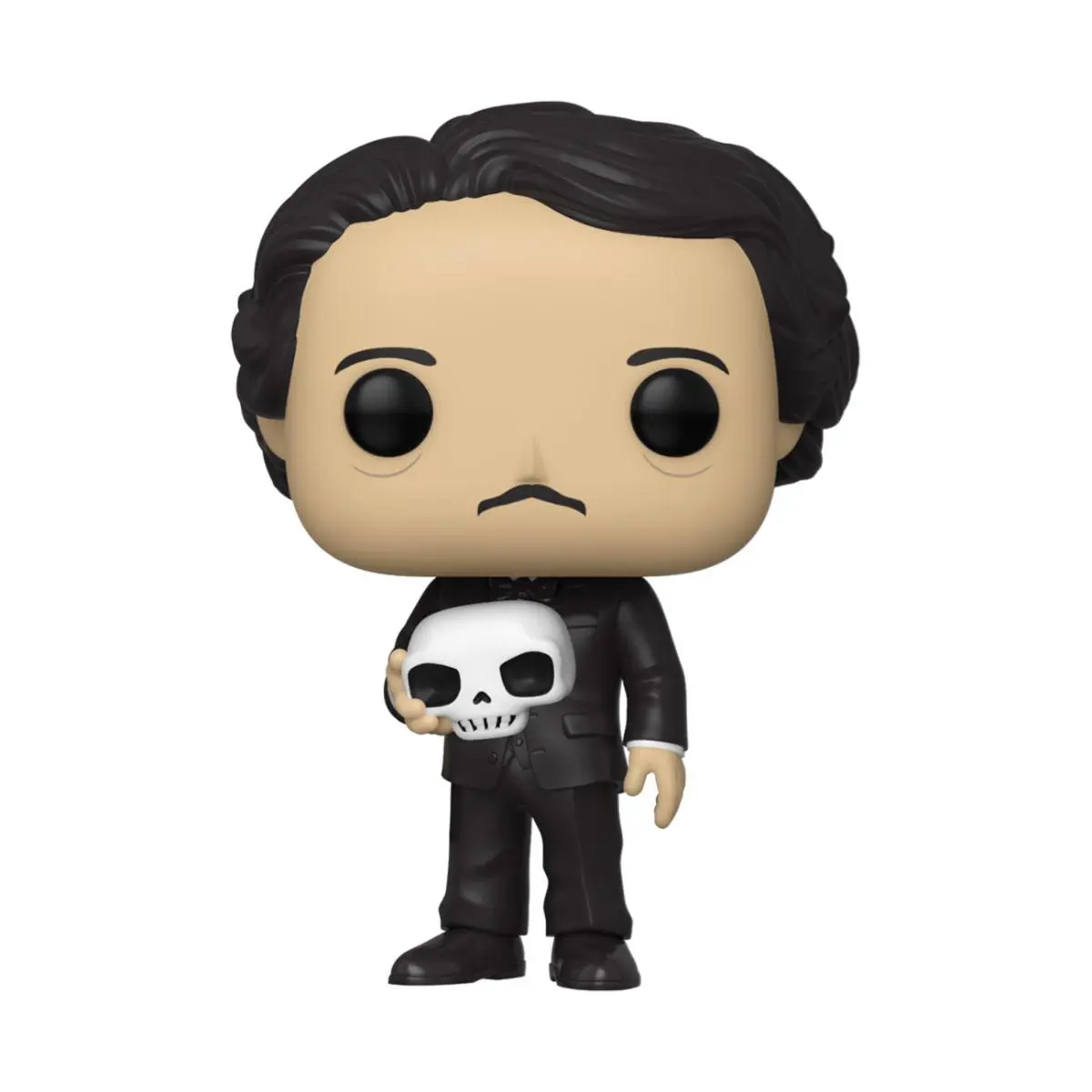 Edgar Allan Poe POP! Icons Vinyl figura Edgar Allan Poe w/ Skull 9 cm termékfotó