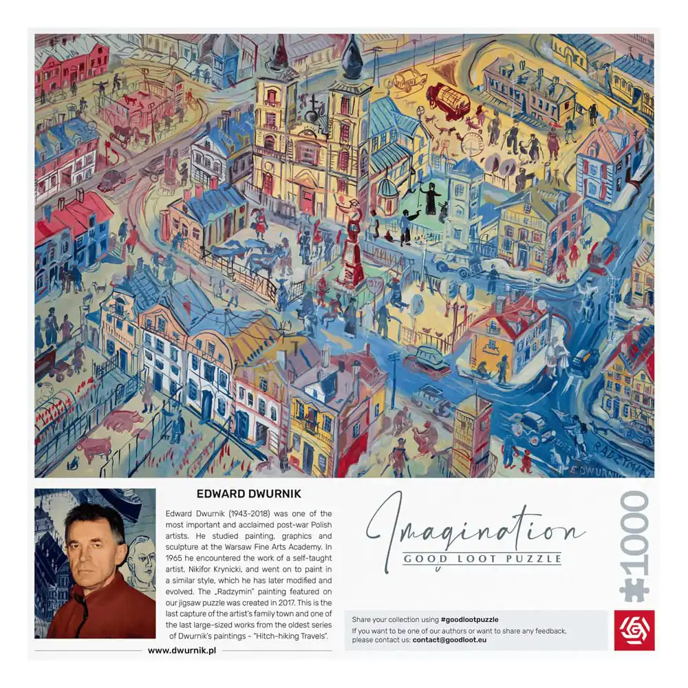 Edward Dwurnik Imagination Radzymin puzzle (1000 darab) termékfotó