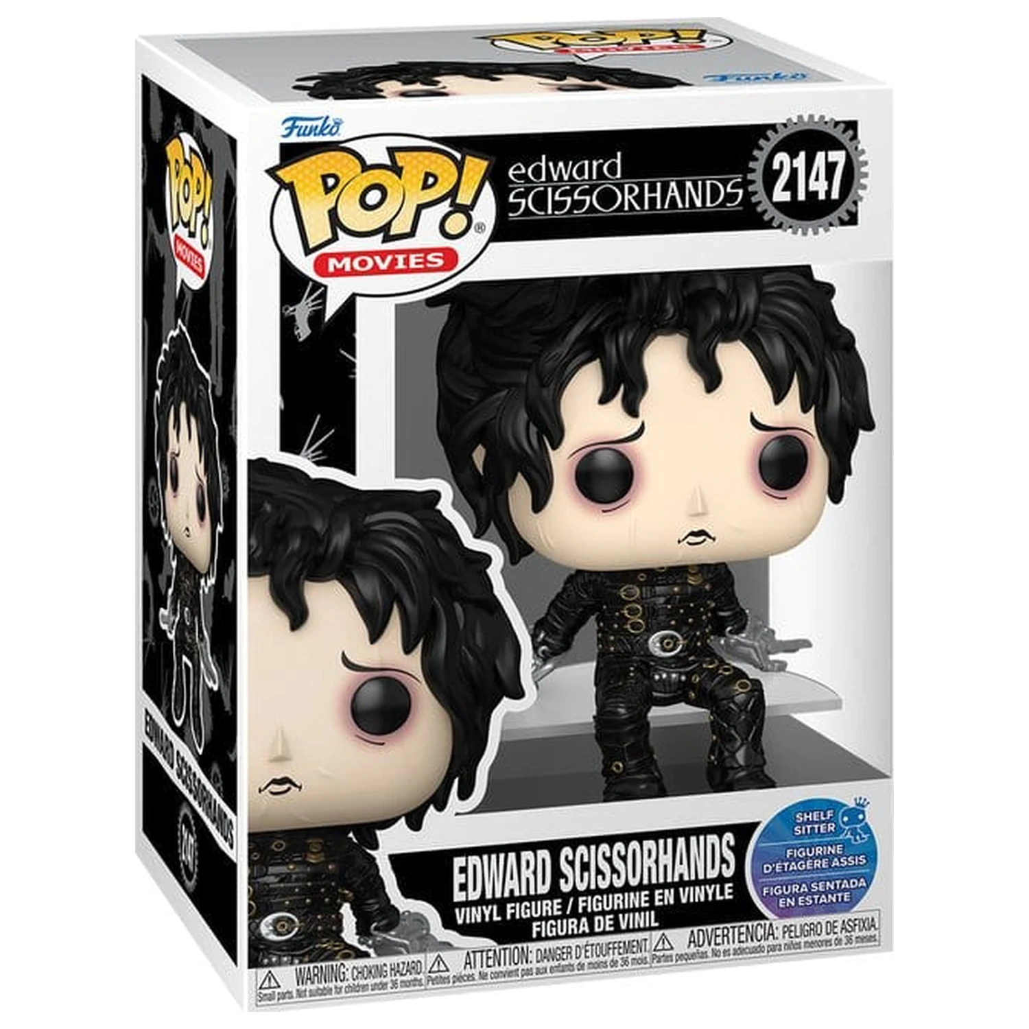 Edward Scissorhands Funko POP! Movies Vinyl figura Edward (Sitting) 9 cm termékfotó