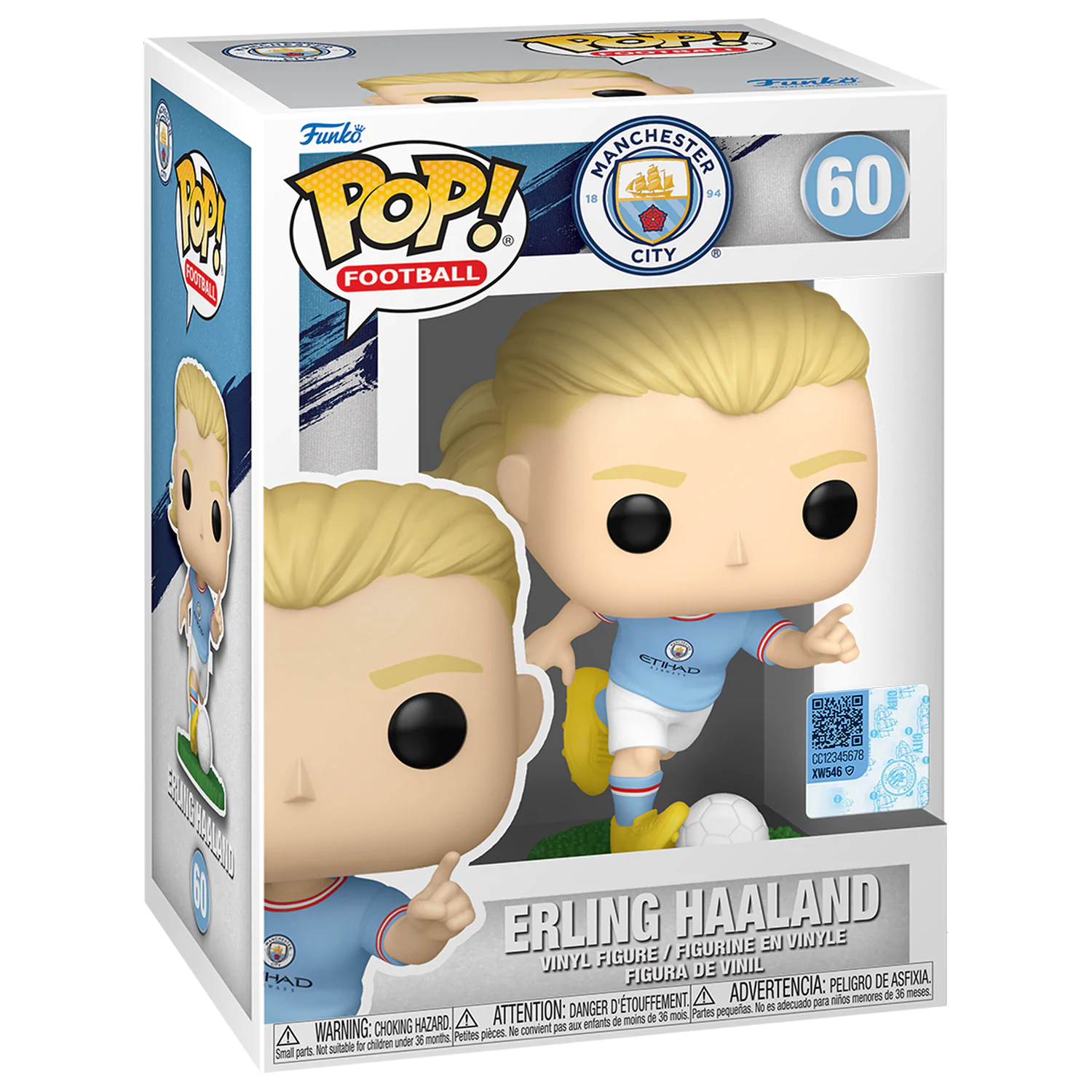 EFL Funko POP! Football Vinyl figura ManCity - Erling Haaland 9 cm termékfotó