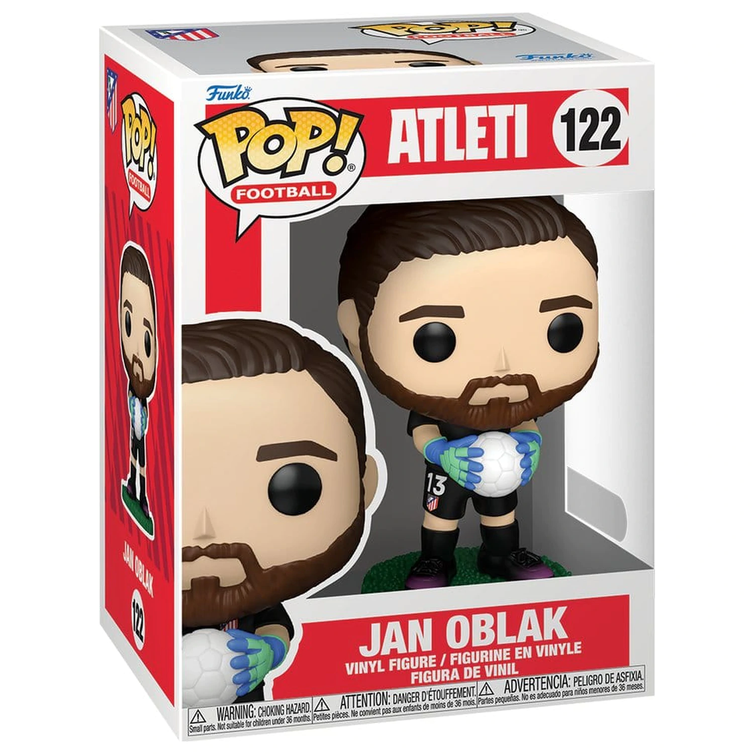 EFL Funko POP! MLS Vinyl figura Atletico Madrid - Jan Oblak 9 cm termékfotó