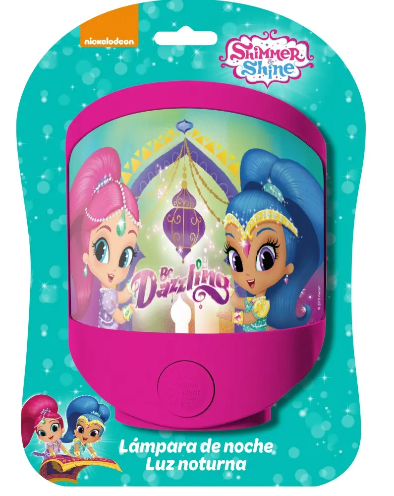 Éjjeli lámpa, éjszakai fény Shimmer és Shine termékfotó