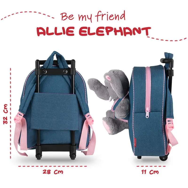 Elephant Allie táska hátizsák és plüss 38cm termékfotó