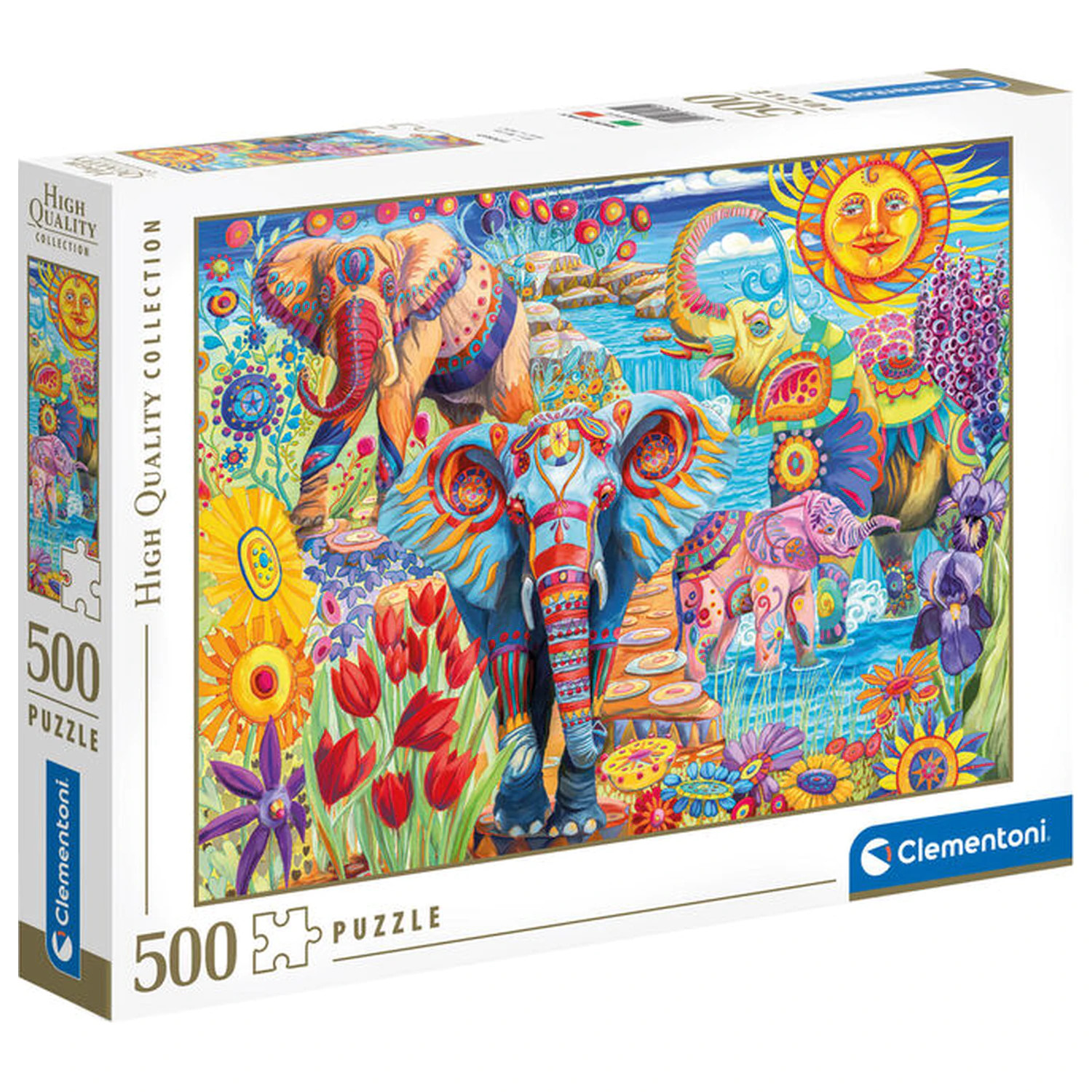 Elephants Carnival puzzle 500db-os termékfotó