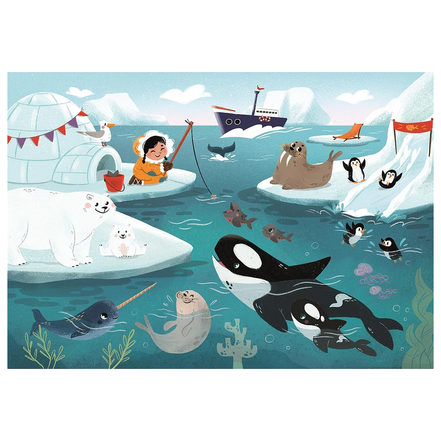 Élet a tengeren Noli 2x60 db-os puzzle  termékfotó