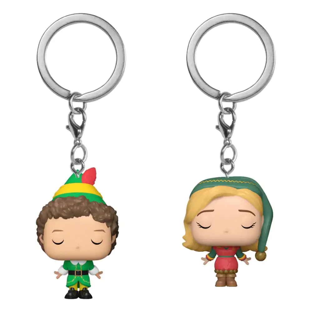 Elf Funko POP! Vinyl 2 db-os kulcstartó csomag  Buddy & Jovie 4 cm termékfotó