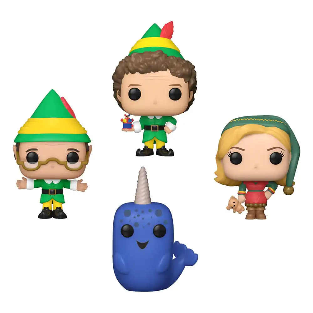 Elf Pocket Tree Holiday 4 db-os Funko POP! Vinyl figura csomag 4 cm termékfotó