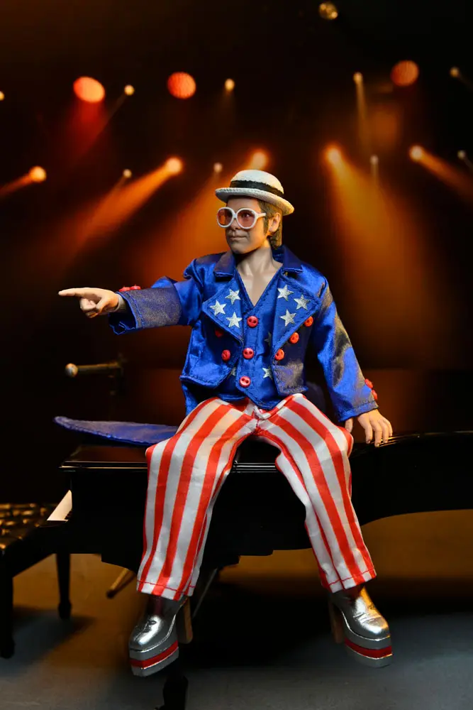 Elton John Clothed Live in '76 Deluxe akciófigura 20 cm termékfotó