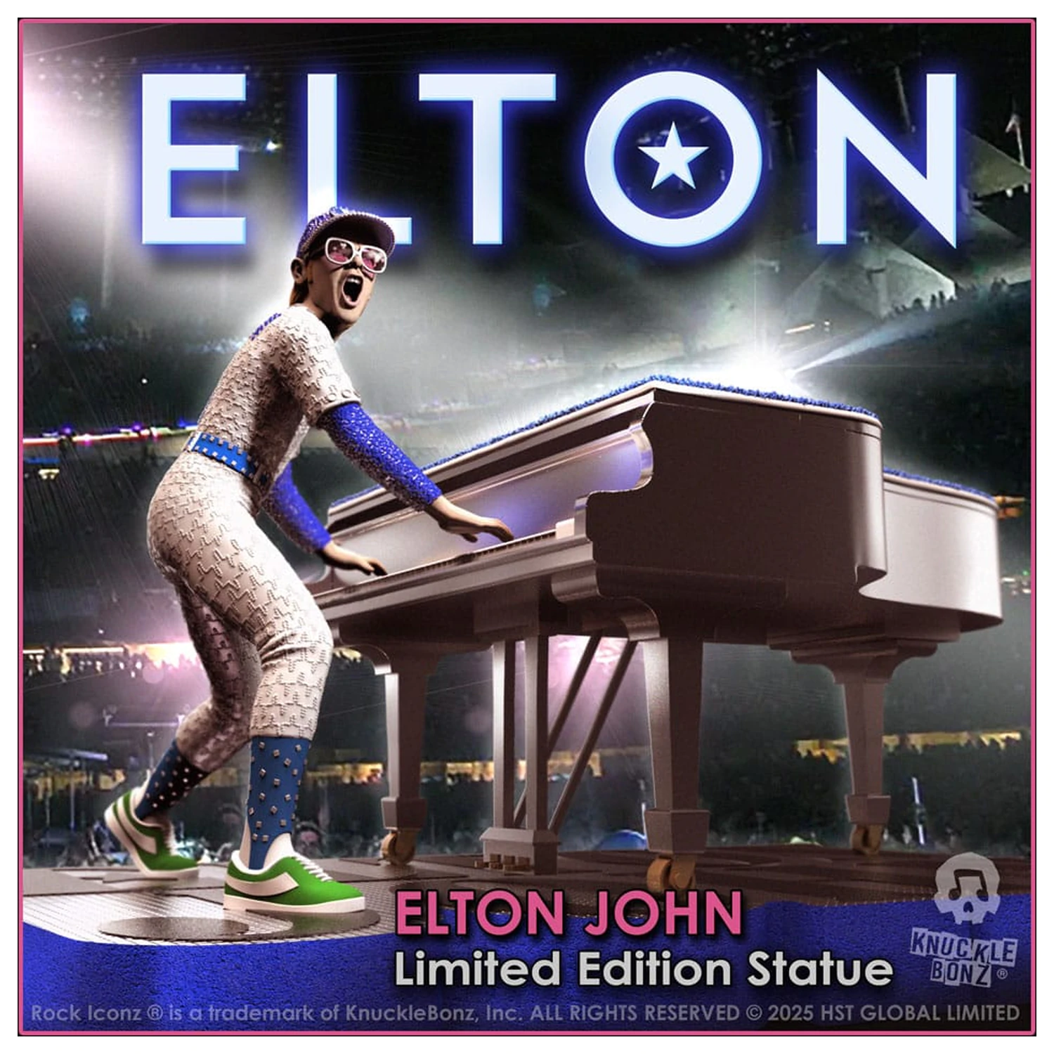 Elton John Iconz szobor figura 19 cm termékfotó