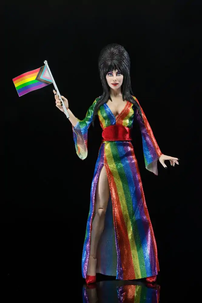 Elvira, Mistress of the Dark Clothed Action Figure Over the Rainbow Elvira 20 cm termékfotó