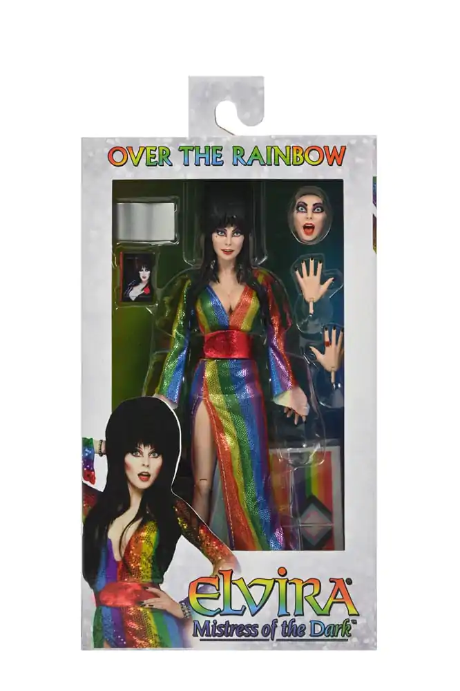 Elvira, Mistress of the Dark Clothed Action Figure Over the Rainbow Elvira 20 cm termékfotó