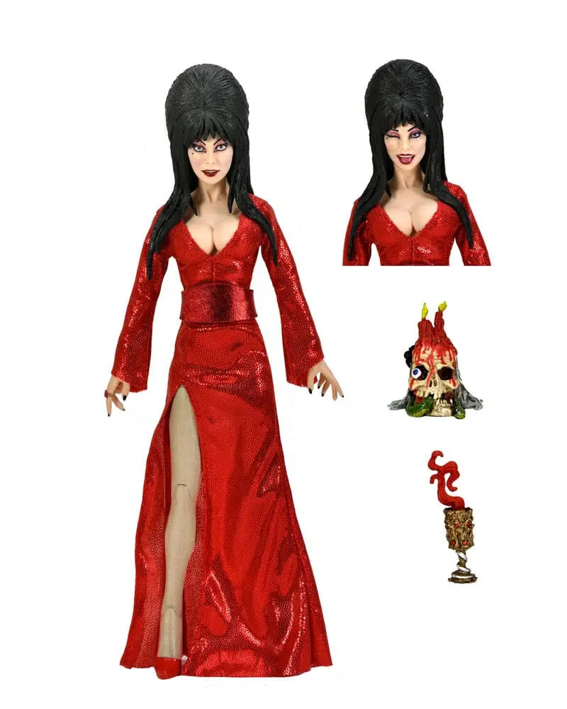 Elvira, Mistress of the Dark Clothed Action Figure Red, Fright, and Boo 20 cm termékfotó