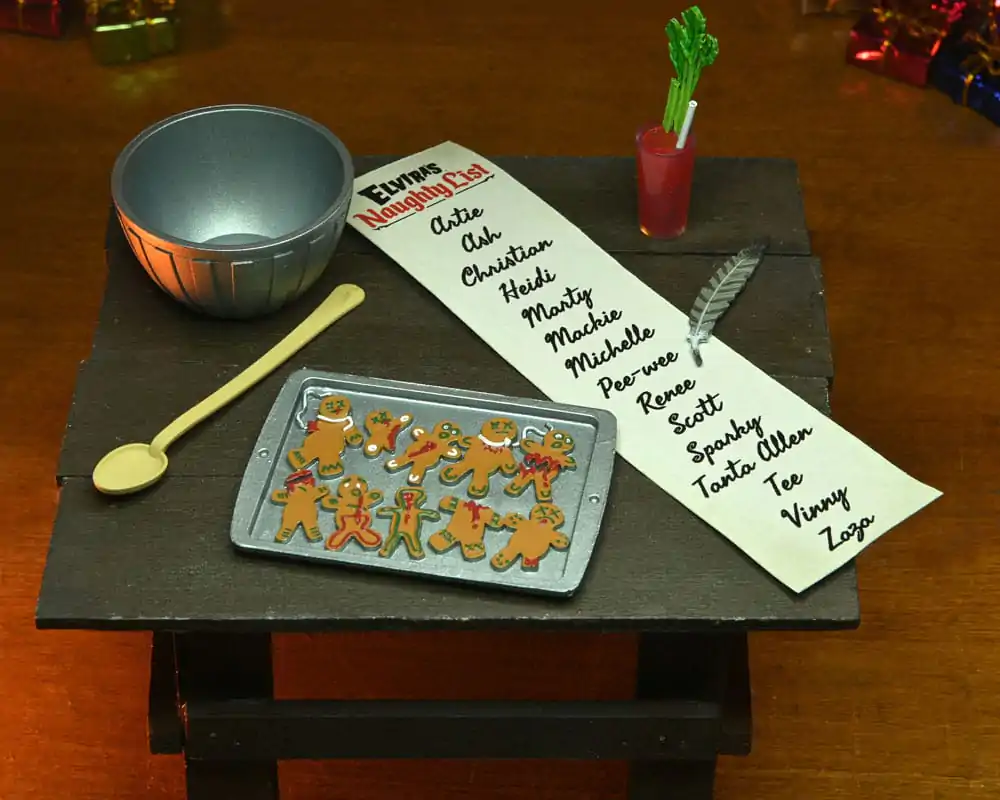 Elvira, Mistress of the Dark Clothed Very Scary Xmas Elvira akciófigura 20 cm termékfotó