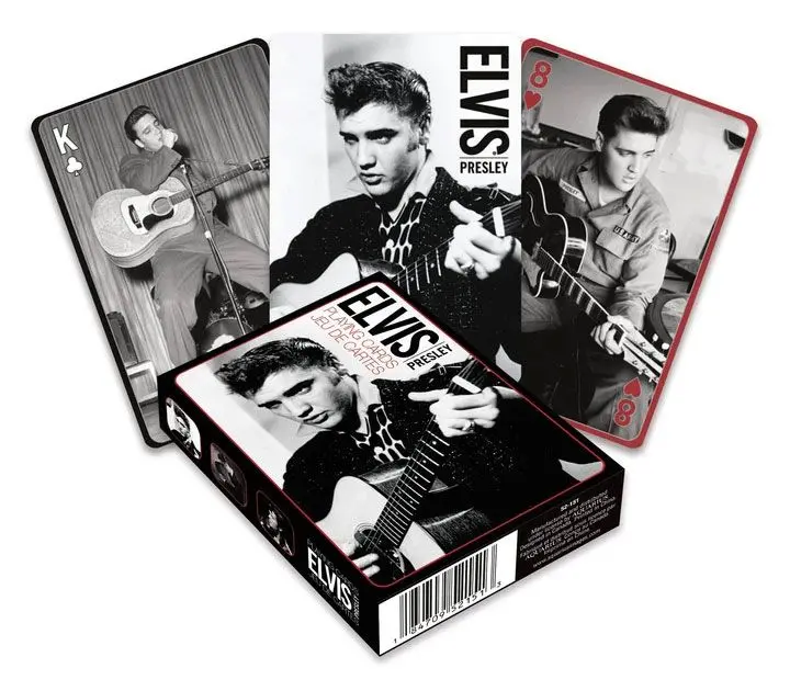 Elvis Presley Black & White kártyajáték termékfotó