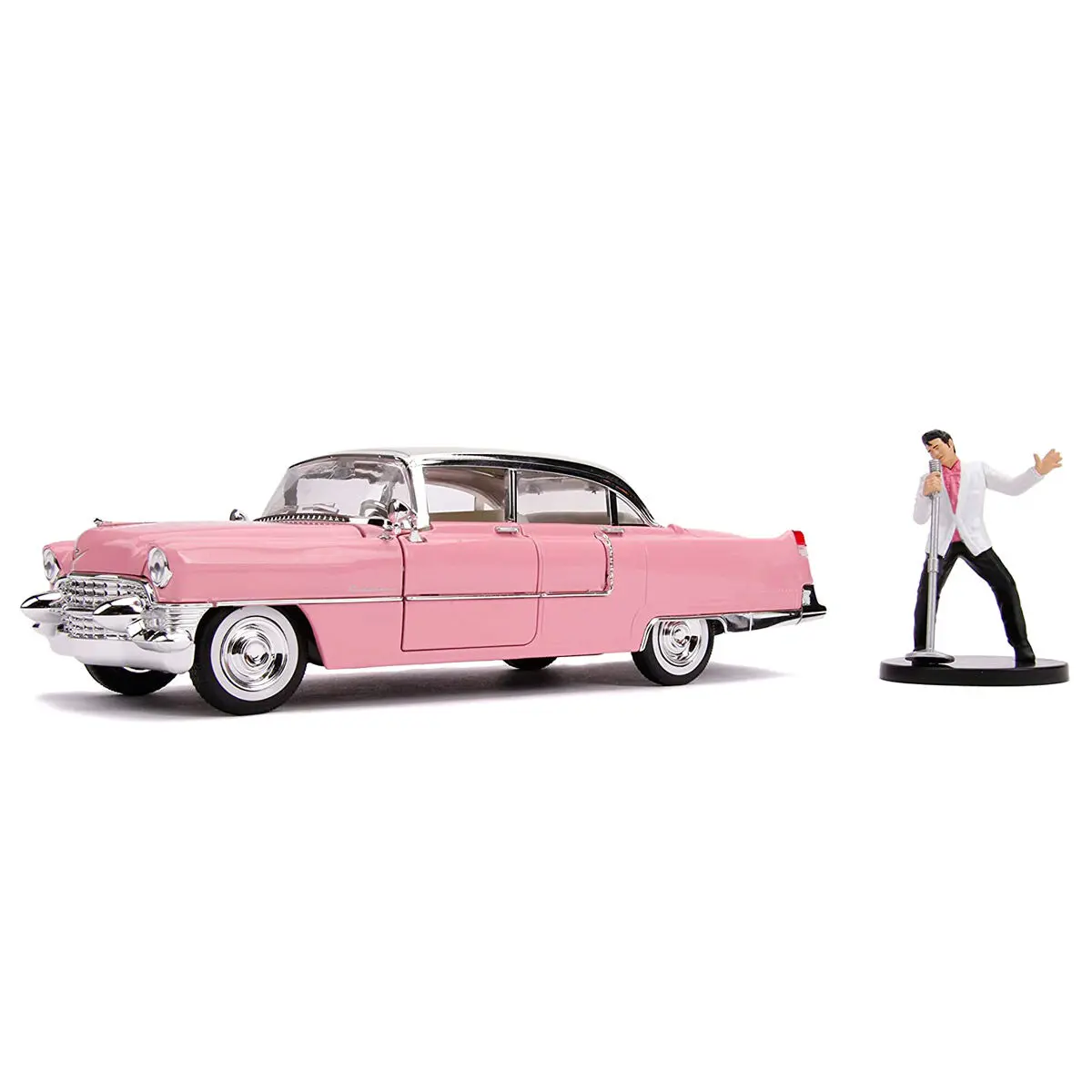 Elvis Presley Cadillac Fleetwood 1955 fém kocsi és figura csomag termékfotó