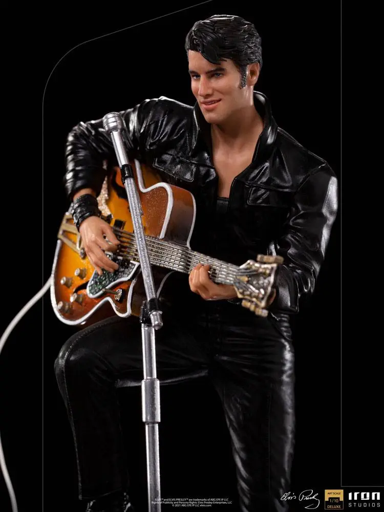 Elvis Presley Deluxe Art Scale 1/10 Comeback Special szobor figura 23 cm termékfotó