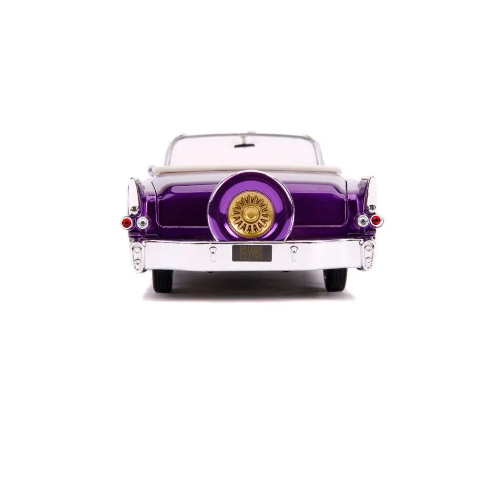 Elvis Presley Hollywood Rides Diecast Model 1/24 1956 Cadillac Eldorado with figura termékfotó