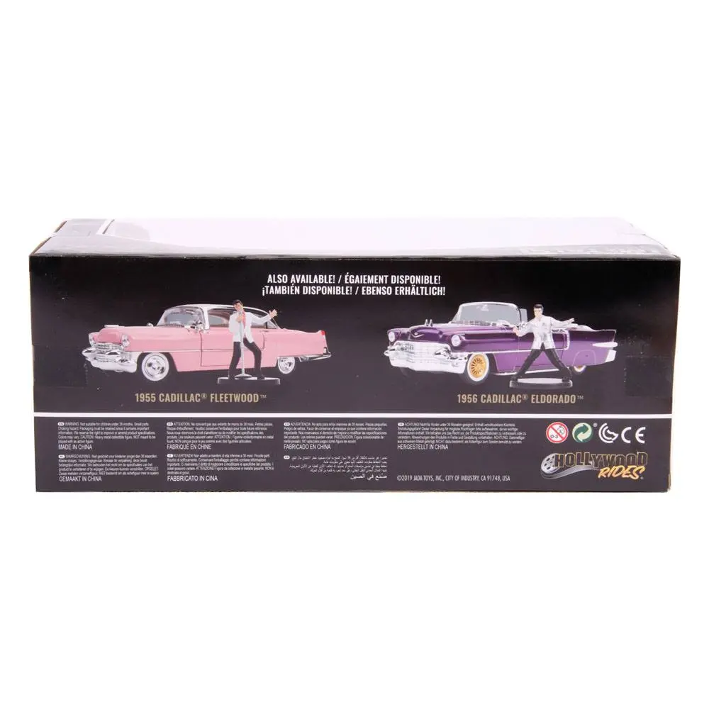 Elvis Presley Hollywood Rides Diecast Model 1/24 1956 Cadillac Eldorado with figura termékfotó