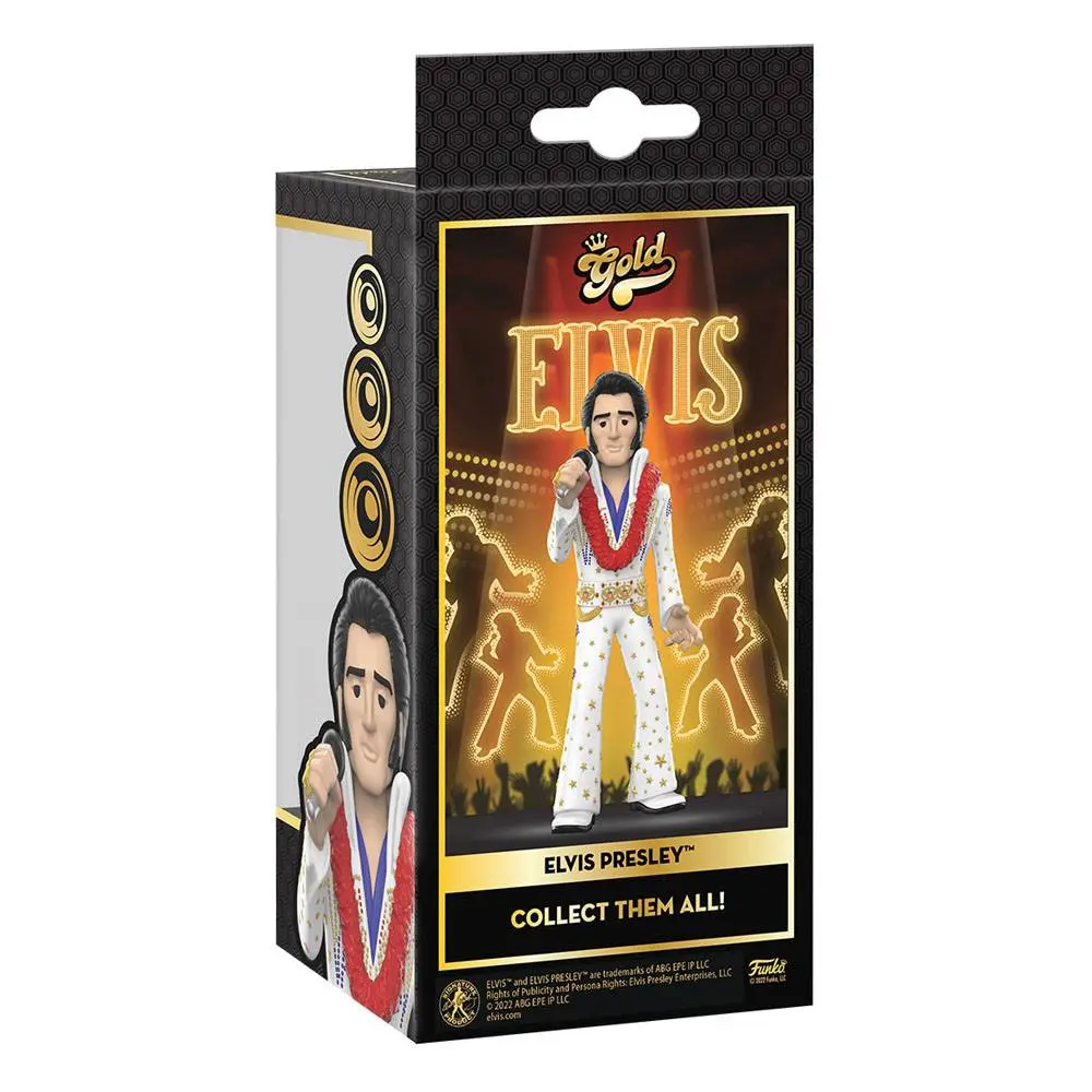 Elvis Vinyl Gold figura 13 cm termékfotó