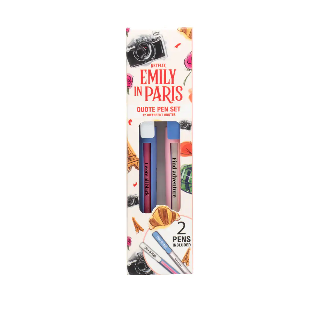 Emily In Paris idézetes toll csomag termékfotó