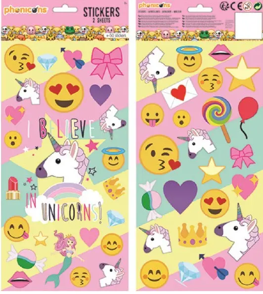 Emoji Matrica 2 ív termékfotó