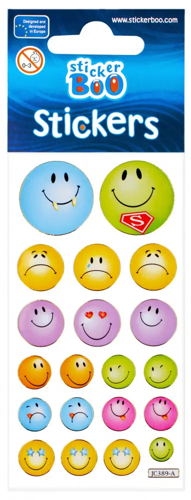 Emoji matrica arany díszítéssel termékfotó