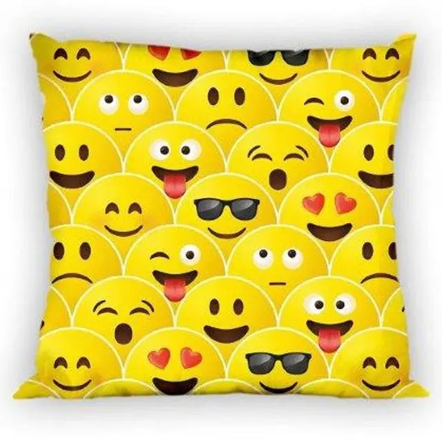 Emoji párnahuzat 40*40 cm termékfotó
