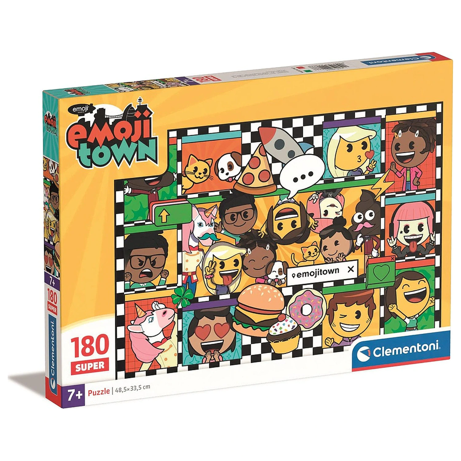 Emoji Town 180 db-os puzzle Clementoni termékfotó