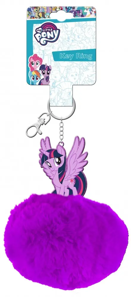 Én kicsi pónim pompom kulcstartó termékfotó