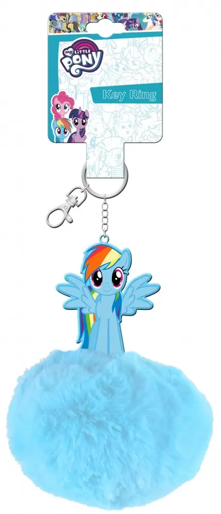 Én kicsi pónim pompom kulcstartó termékfotó