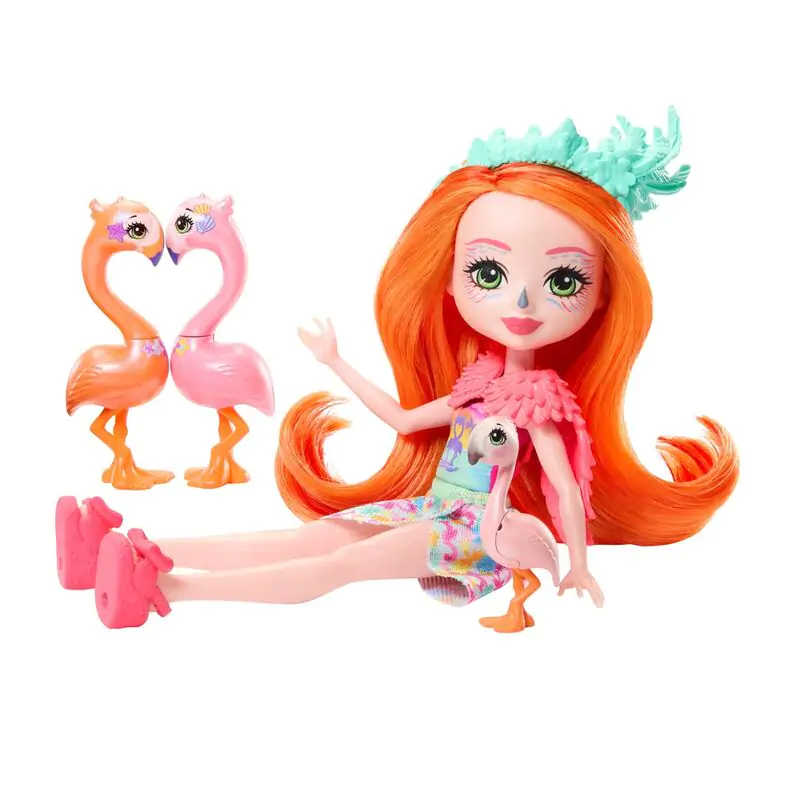 Enchantimals Sunshine strand Florinda Flamingo játék baba termékfotó