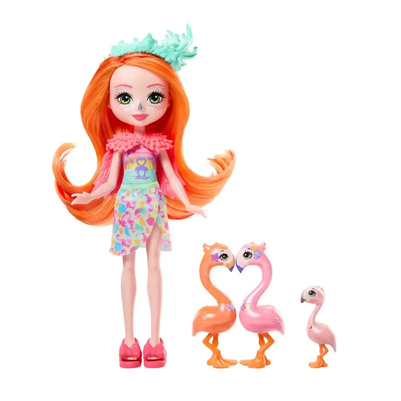 Enchantimals Sunshine strand Florinda Flamingo játék baba termékfotó