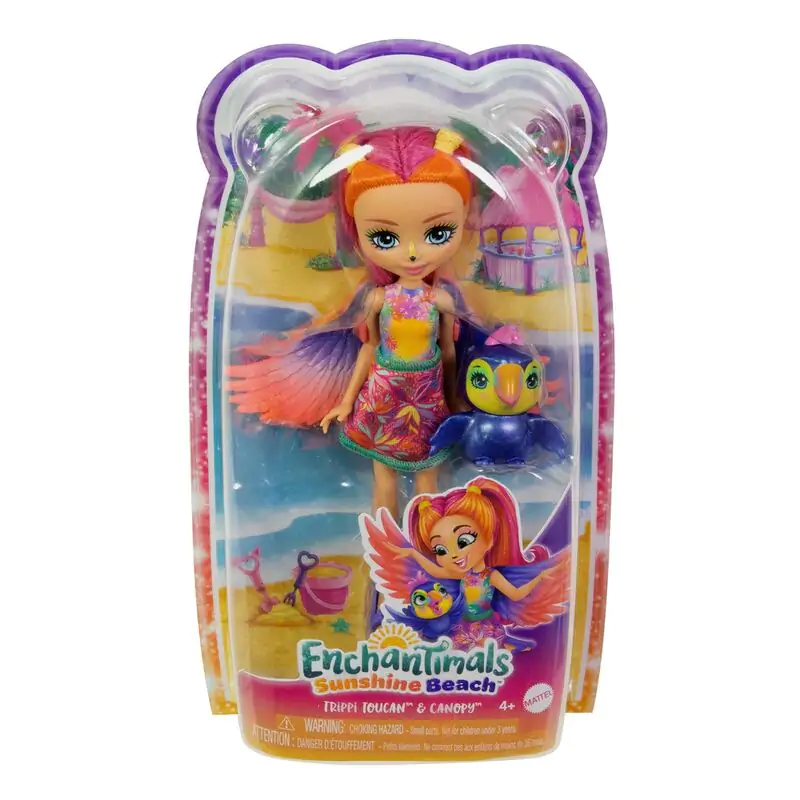 Enchantimals Sunshine strand Trippi Toucan játék baba termékfotó