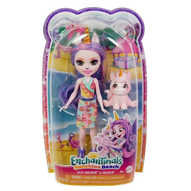 Enchantimals Sunshine strand Ulia Unicorn játék baba termékfotó