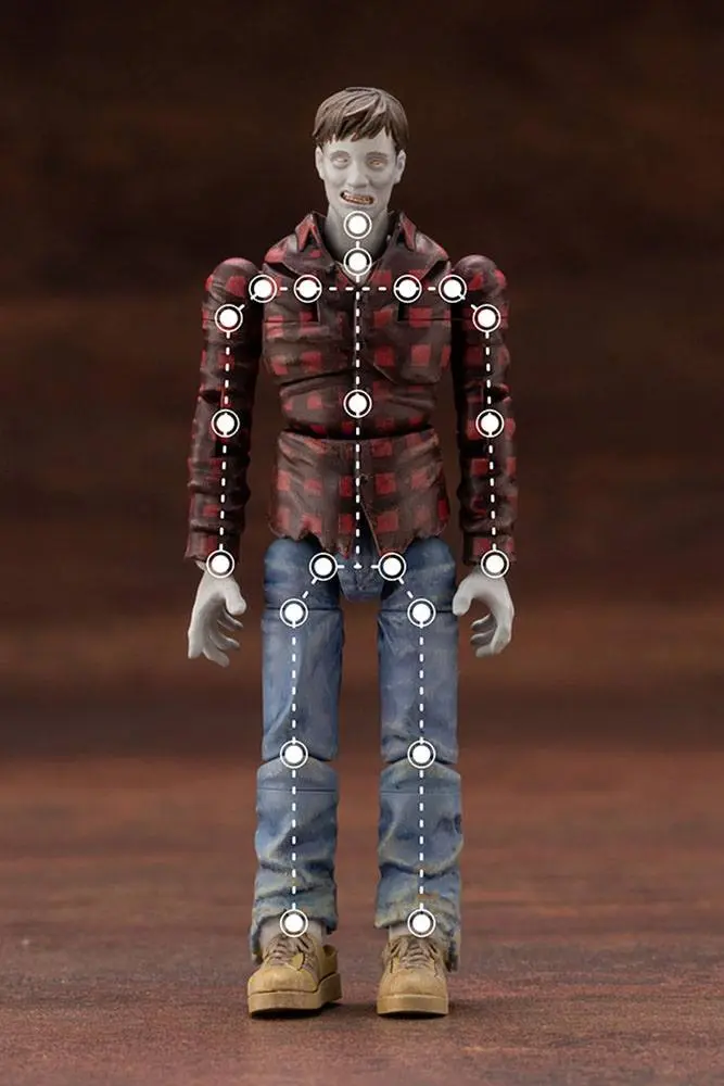 End of Heroes 1/24 Zombinoid Agony Műanyag modell készlet 8 cm termékfotó