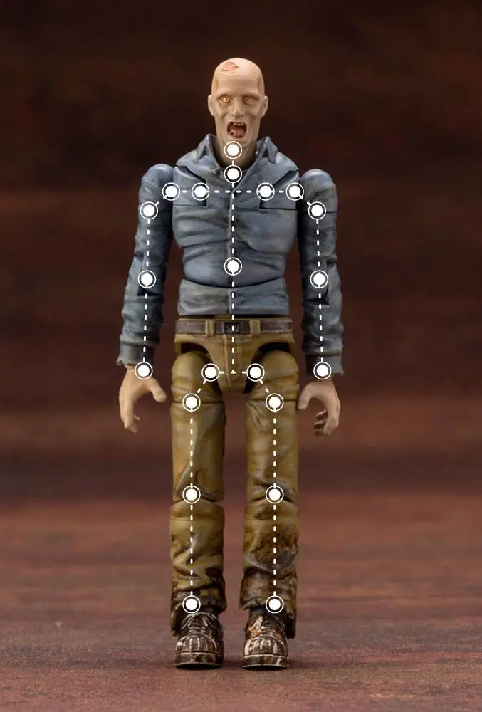 End of Heroes 1/24 Zombinoid Biter Műanyag modell készlet 8 cm termékfotó