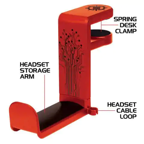 Enhance Red fejhallgató tartó termékfotó