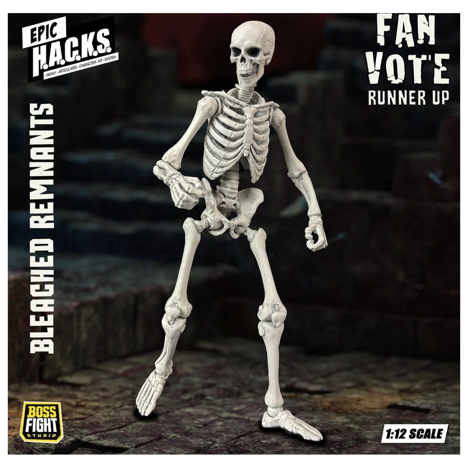 EPIC H.A.C.K.S. akciófigura 1/12 Skeleton Blank Bleached Remnants termékfotó