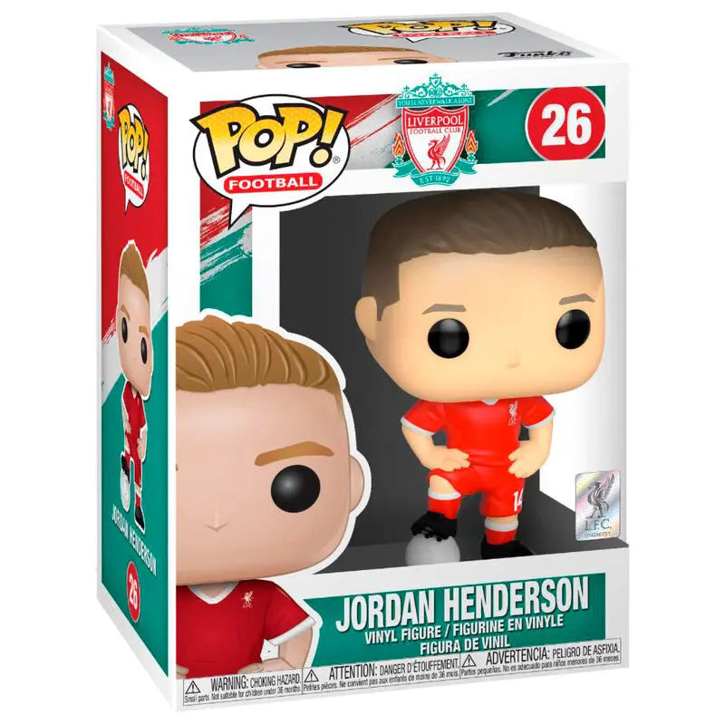 EPL POP! Football Vinyl figura Jordan Henderson 9 cm termékfotó
